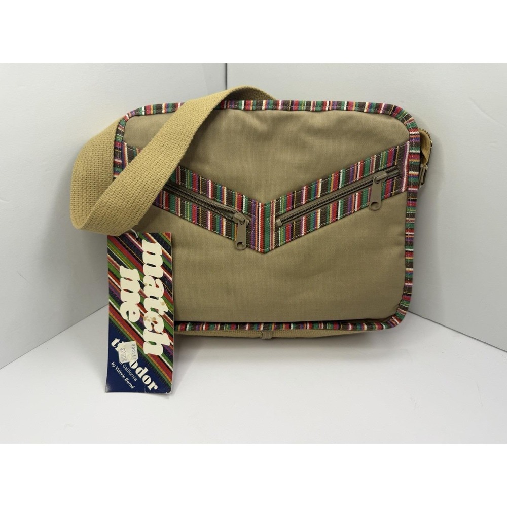 Theodor Of California Valerie Barad Vintage Bag Purse Multicolor Retro Striped
